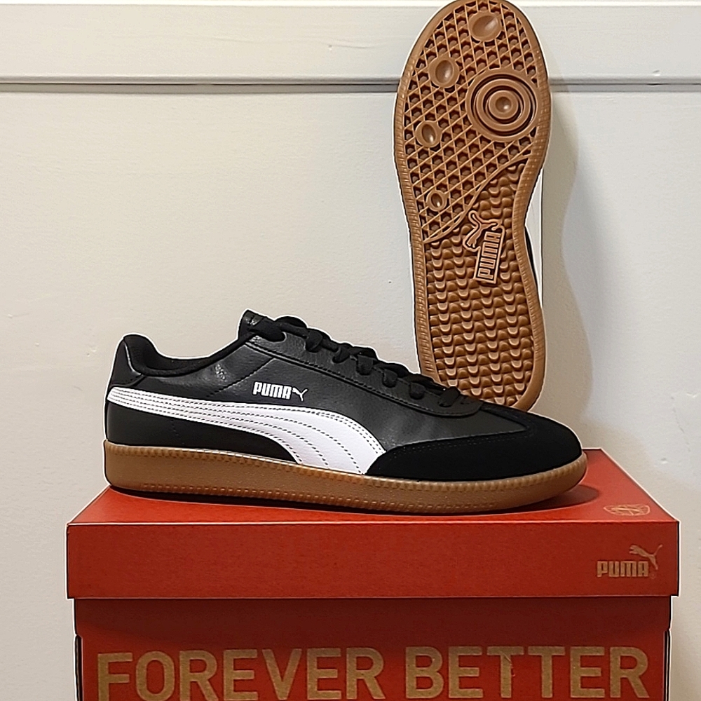 Puma leather and suede sneakers